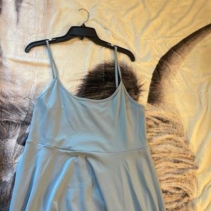 Baby blue dress